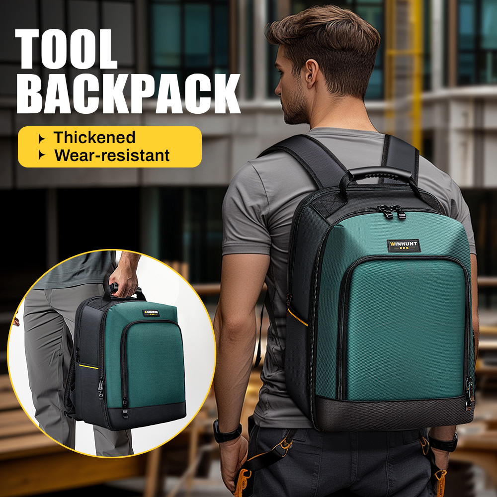 Laptop Accessories Organizer Bag - Tool Backpack, Multi-Pocket Electrician's Tool Bag