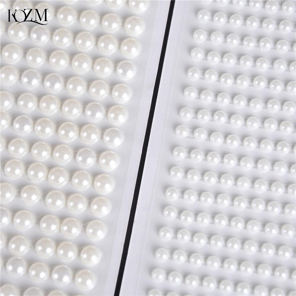 Laptop Accessory - 4/6/8mm Mobile Stationery Pearls Stickers Personalized