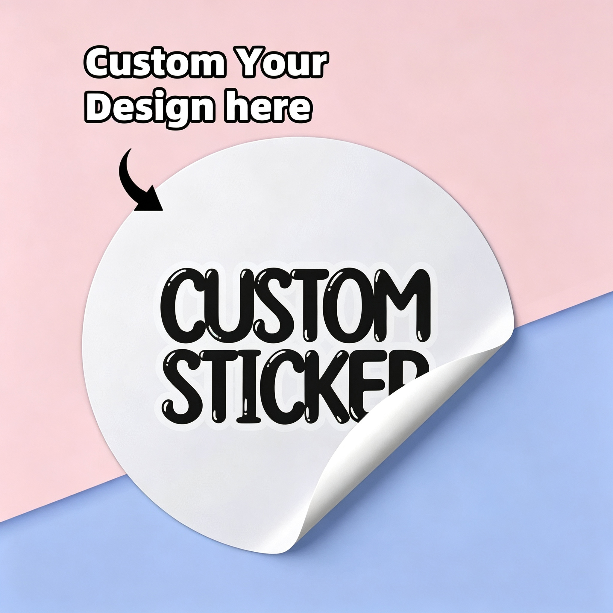 Laptop Accessories Aesthetic - 1-150PCS Custom Round Waterproof Stickers with