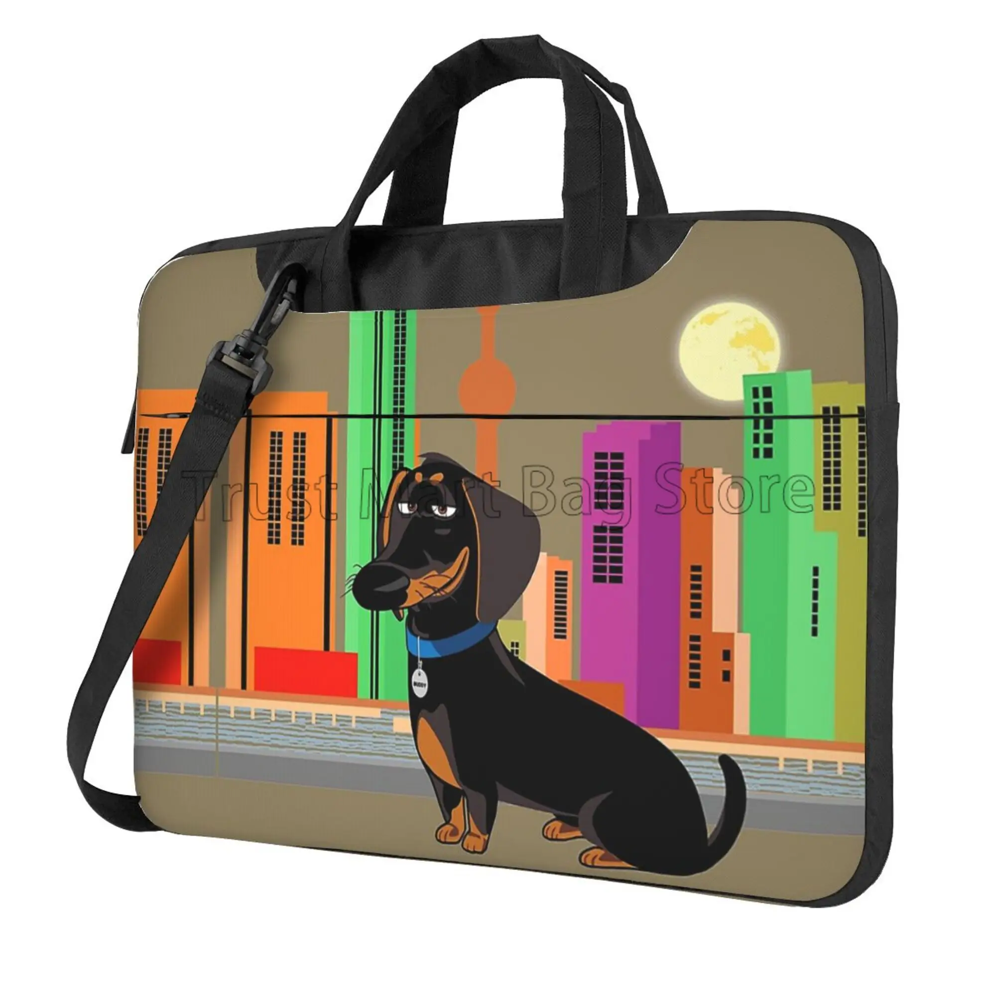 Cute Dachshund Print Laptop Ca – Laptop Accessories Organizer Bag Bewertung und Preis