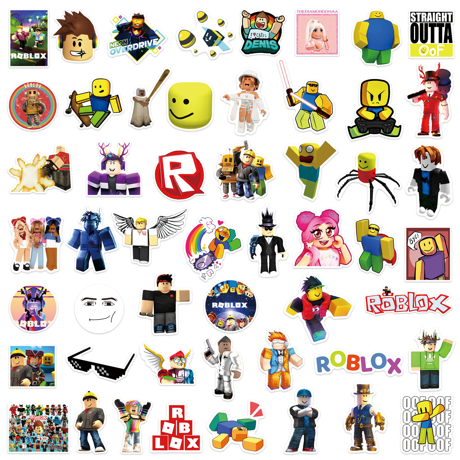 50pcs Roblox Unique Waterproof – Laptop Accessories Aesthetic Bewertung und Preis