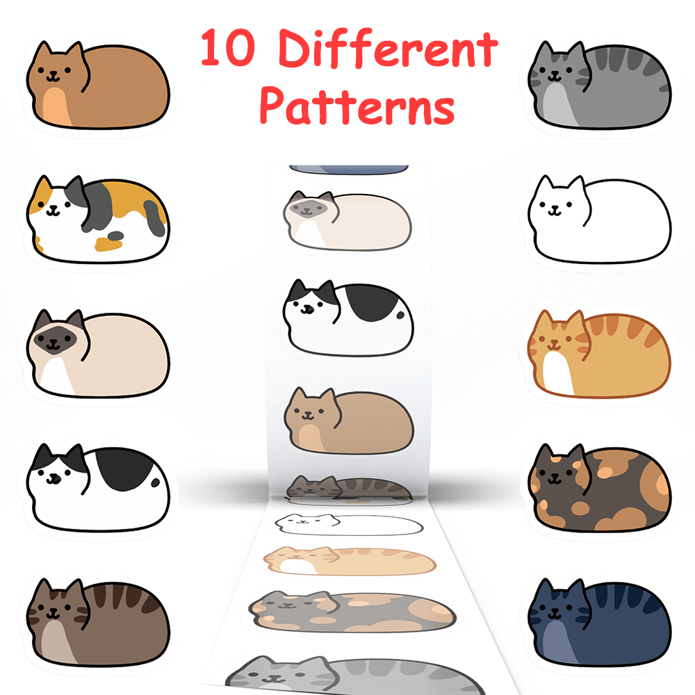 500pcs Cute Cat Sticker Cartoo – Laptop Accessories Aesthetic Bewertung und Preis