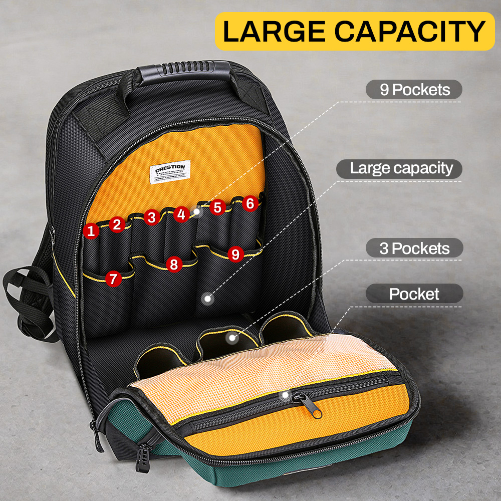 Tool Backpack, Multi-Pocket El – Laptop Accessories Organizer Bag Bewertung und Preis