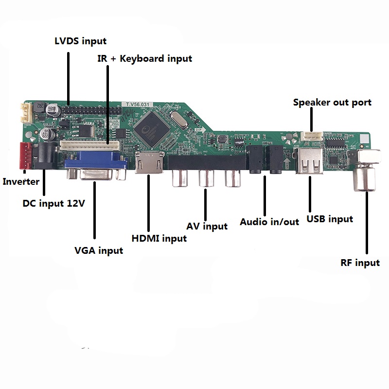 TV56 controller board kit with – Hdmi Vga Adapter Bewertung und Preis