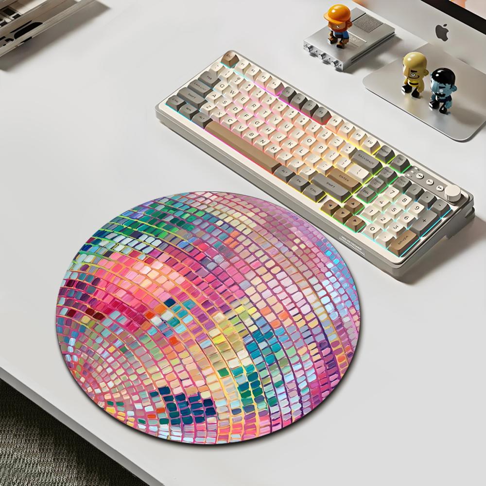 Rubber Round Pink Disco Ball M – Laptop Accessories Women Bewertung und Preis