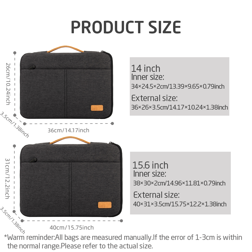 Laptop Sleeve Bag 14 15.6 Inch – Laptop Accessories Travel Case Bewertung und Preis