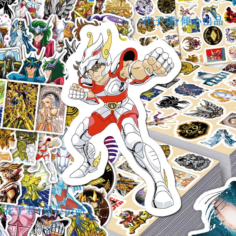 101Pcs Saint Seiya Anime Stick – Laptop Accessories Aesthetic Bewertung und Preis