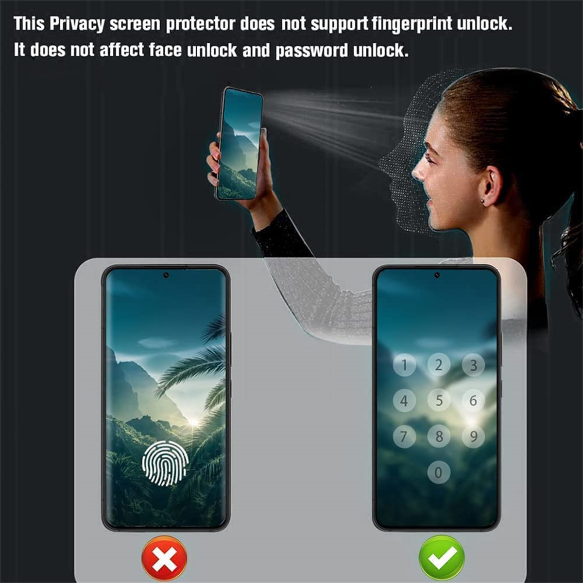 Anti Spy Screen Protector For  – Privacy Screen Filter Bewertung und Preis
