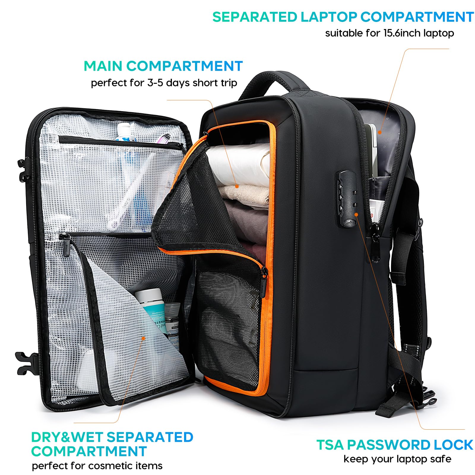 BANGE Anti-Theft Cabin Bag Wet – Laptop Accessories Women Bewertung und Preis