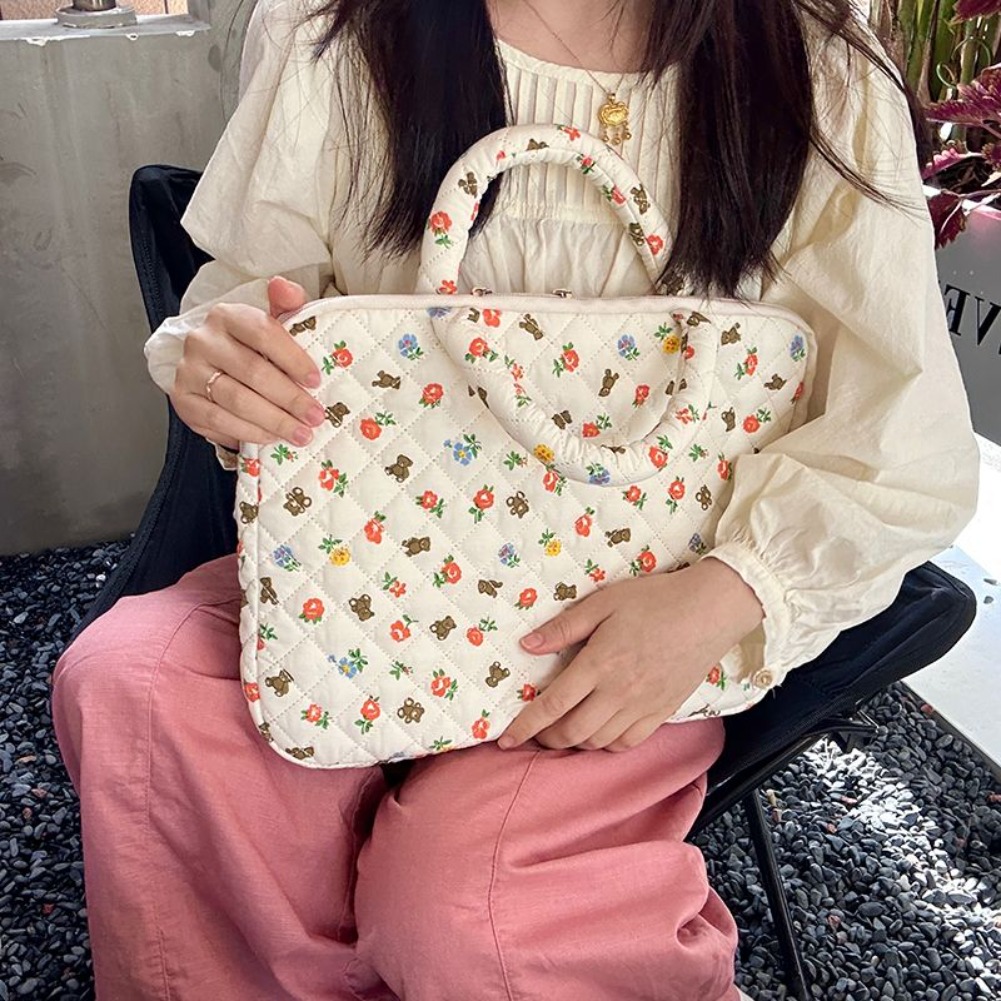 Korean Floral Laptop Bag 14/16 – Laptop Accessories Women Bewertung und Preis