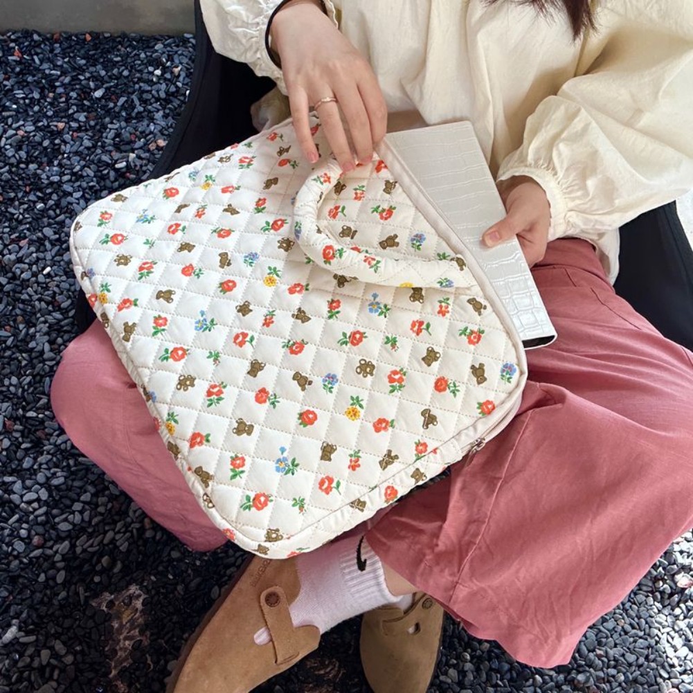 Korean Floral Laptop Bag 14/16 – Laptop Accessories Women Bewertung und Preis