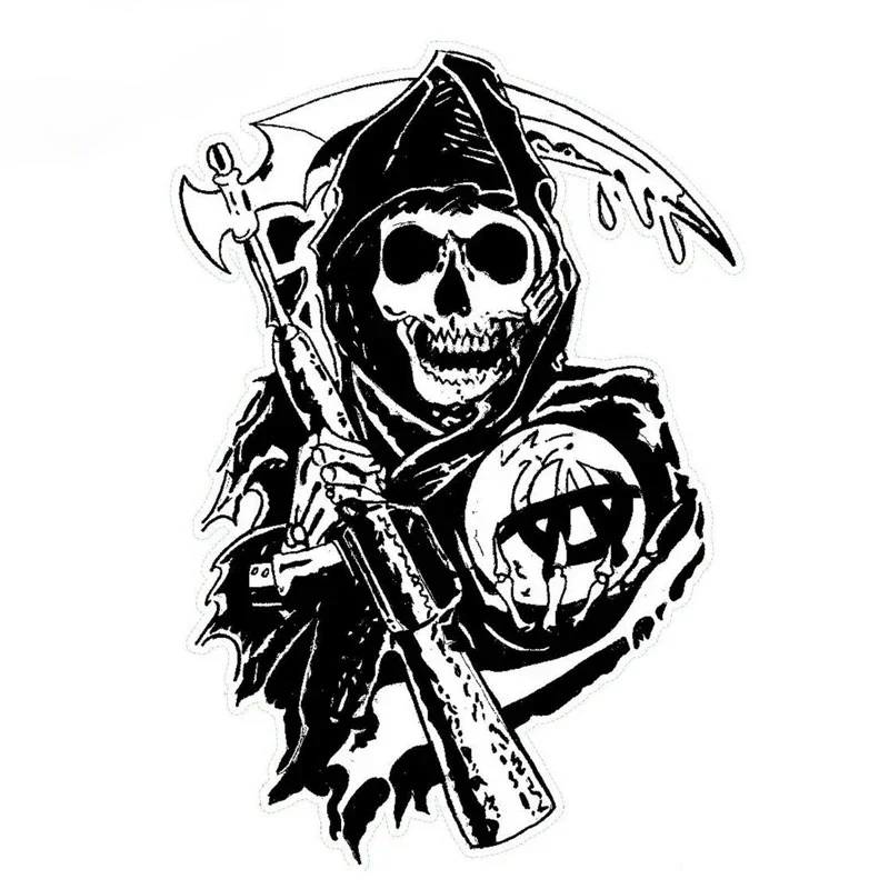 Car Sticker Sons of Anarchy An – Laptop Accessories Aesthetic Bewertung und Preis