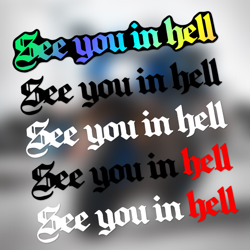 1PC See in Hell Fun Unique Hel – Laptop Unique Accessories Bewertung und Preis