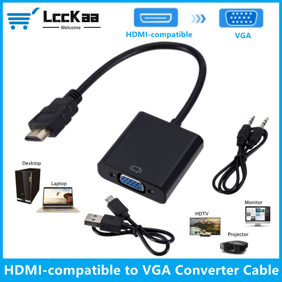 HDMI-compatible To VGA Adapter – Hdmi Vga Adapter Bewertung und Preis