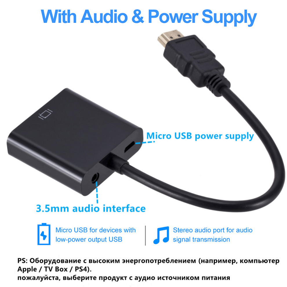 HDMI-compatible To VGA Adapter – Hdmi Vga Adapter Bewertung und Preis