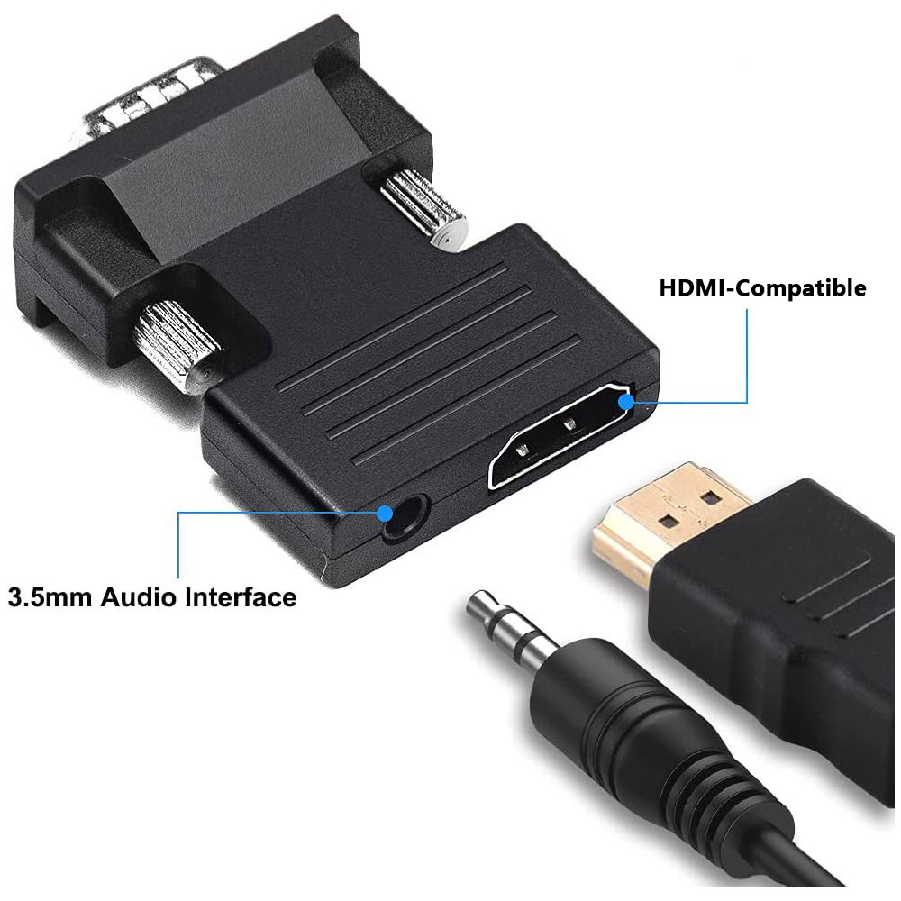 HDMI-compatible to VGA Convert – Hdmi Vga Adapter Bewertung und Preis
