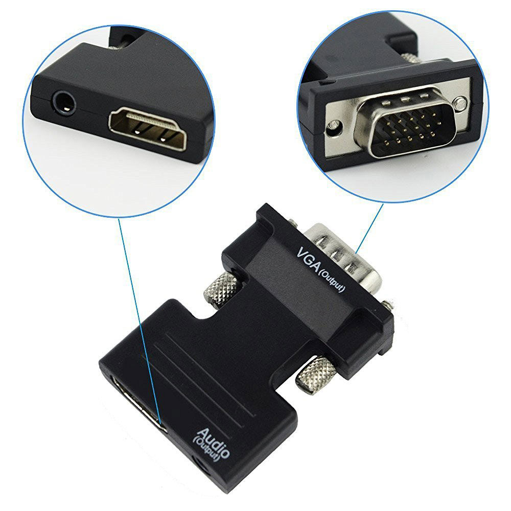 HDMI-compatible to VGA Convert – Hdmi Vga Adapter Bewertung und Preis