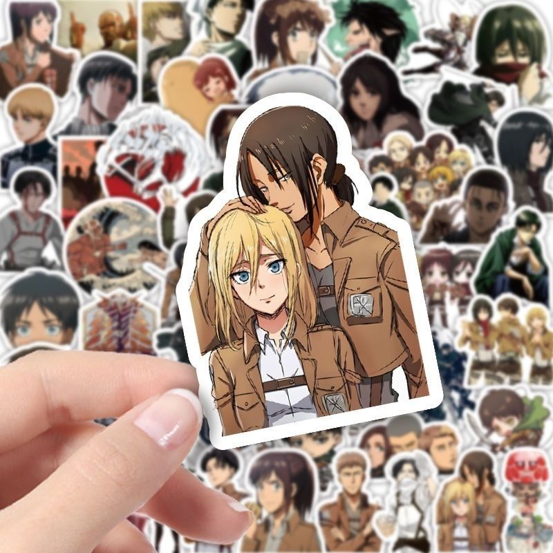 60Pcs Attack on Titan Anime St – Laptop Accessories Aesthetic Bewertung und Preis