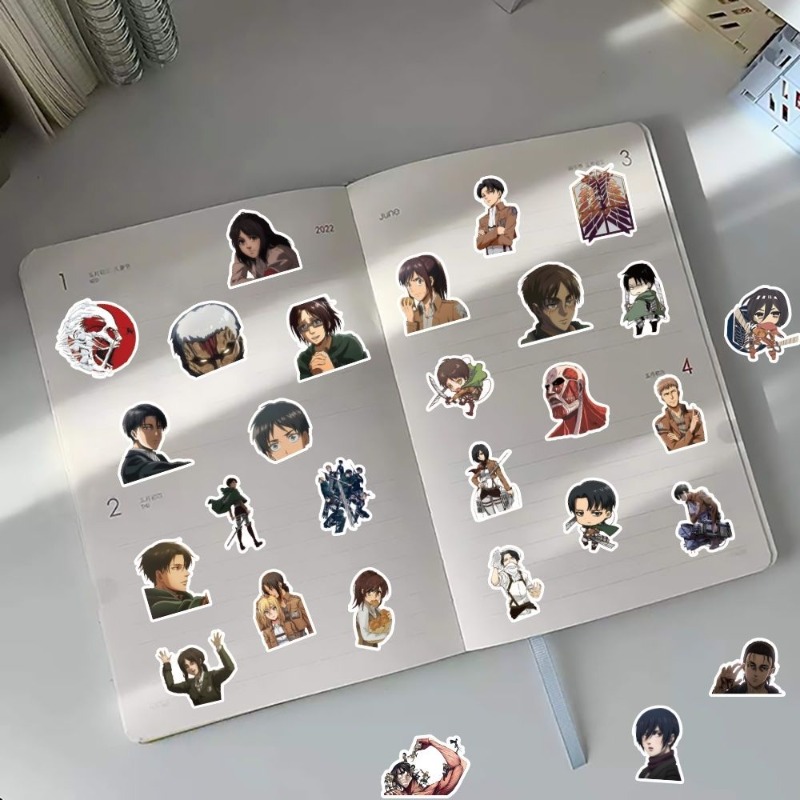 60Pcs Attack on Titan Anime St – Laptop Accessories Aesthetic Bewertung und Preis