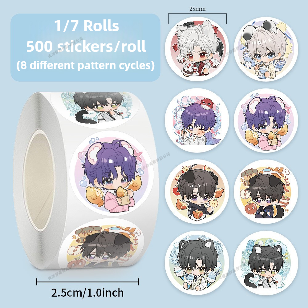 500Pcs Roll Kawaii Cartoon Sti – Laptop Accessories Aesthetic Bewertung und Preis