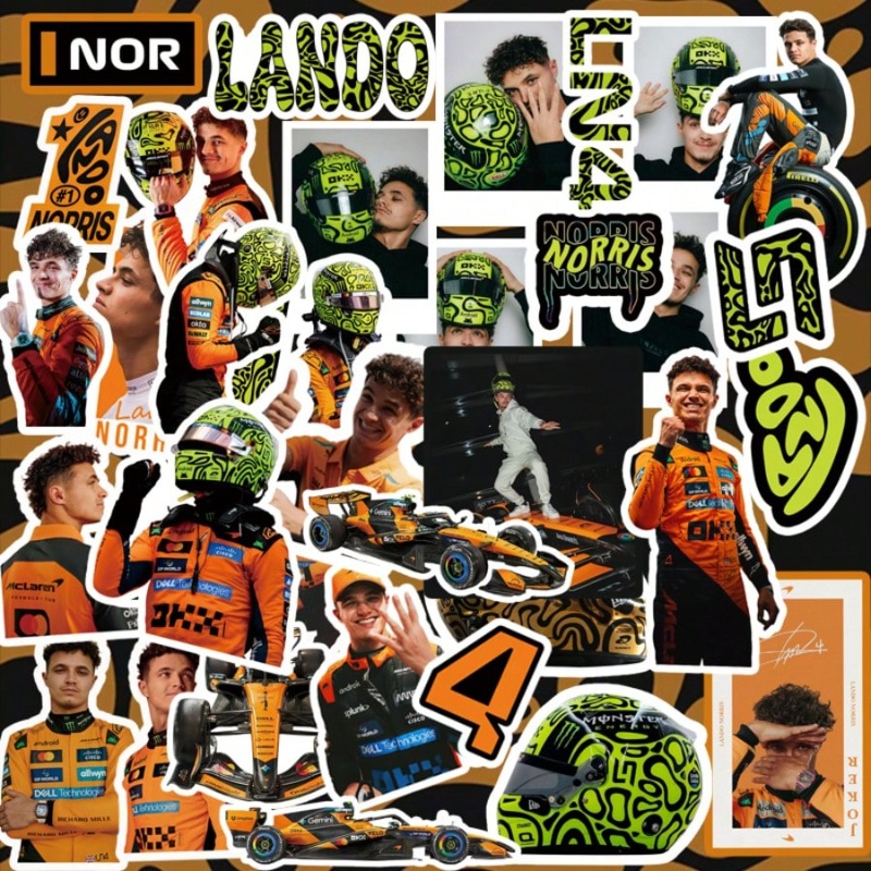 59PCS Lando Norris racing-them – Laptop Accessories Aesthetic Bewertung und Preis