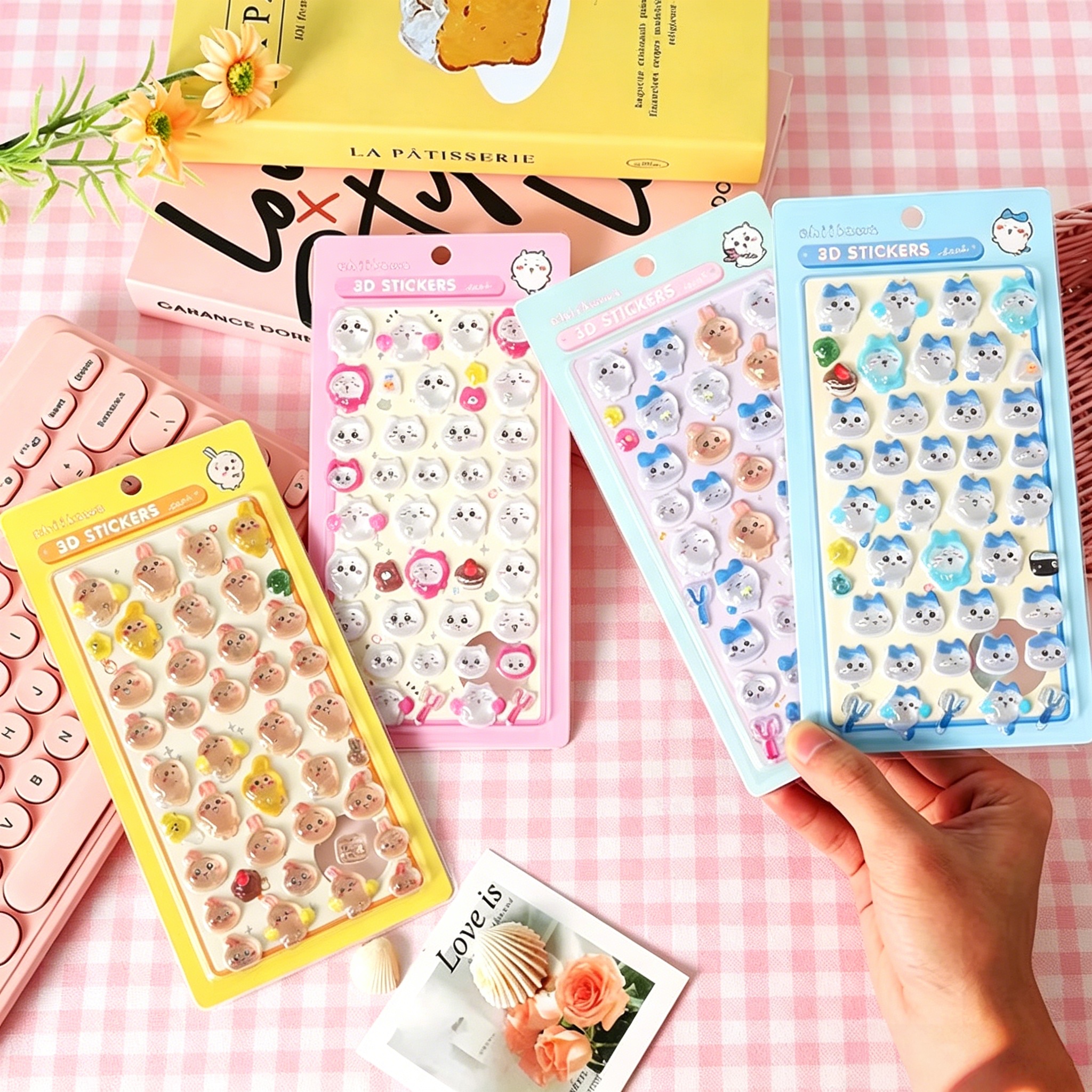 Chiikawa 3D Cute Relief Sticke – Laptop Accessories Aesthetic Bewertung und Preis