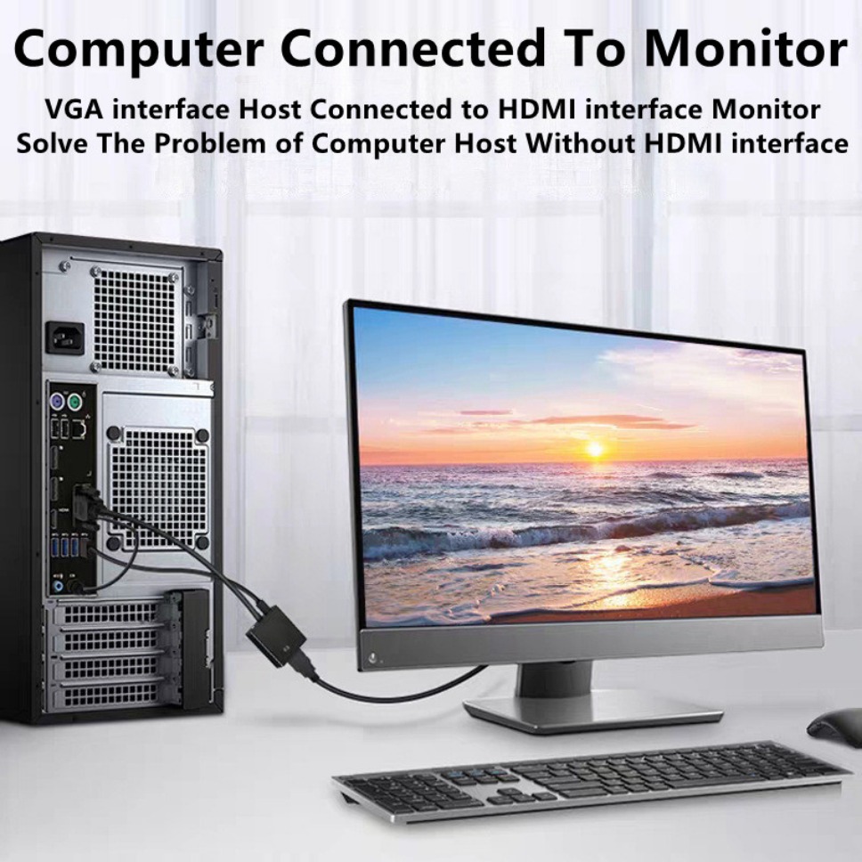 HD 1080P VGA to HDMI Adapter C – Hdmi Vga Adapter Bewertung und Preis