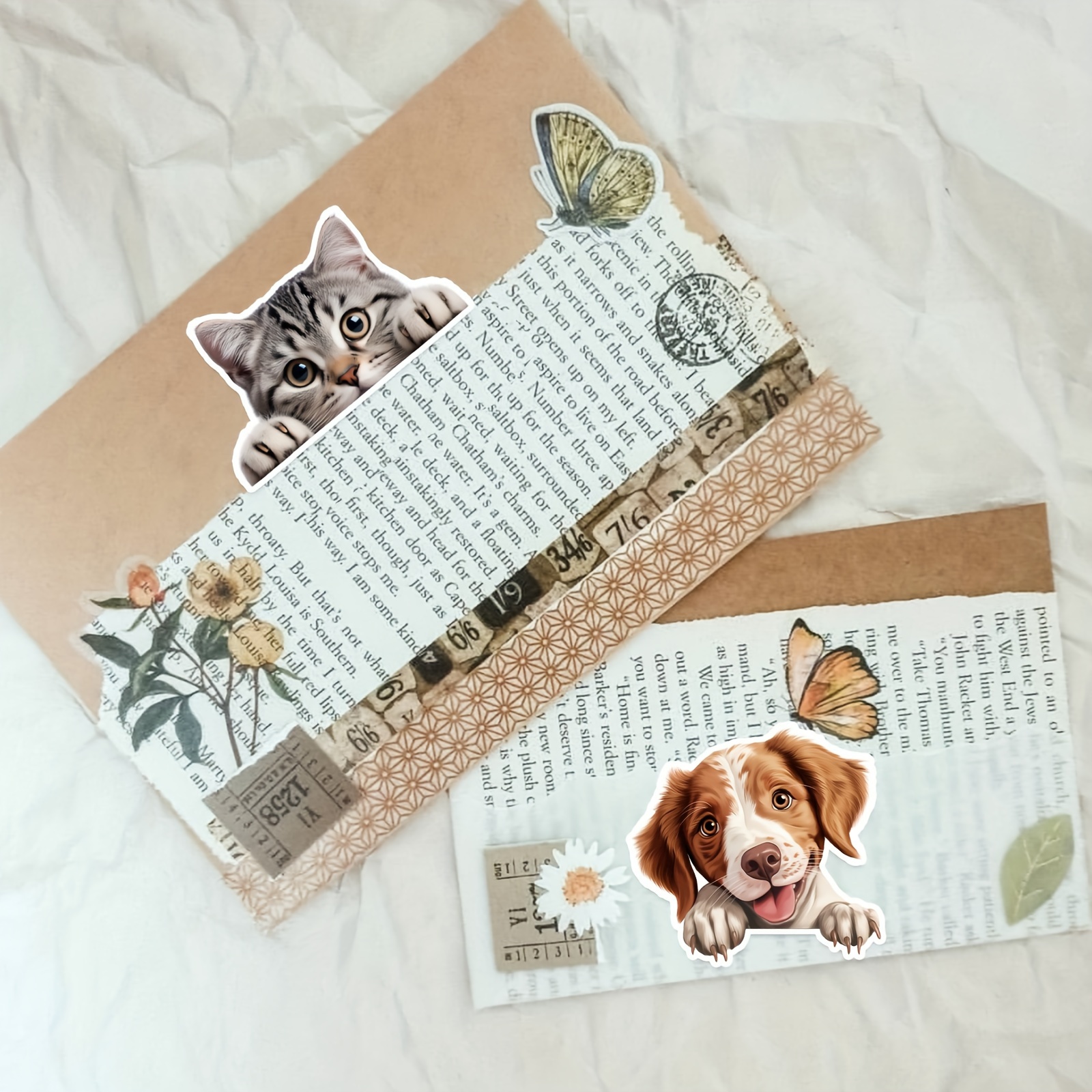 50pcs/Bag Fun Cat Dog Stickers – Laptop Accessories Organizer Bag Bewertung und Preis