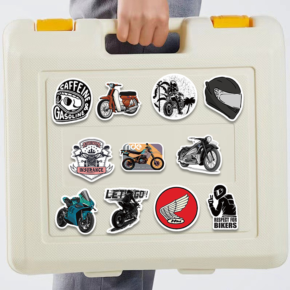 50pcs Retro Motorcycle Sticker – Laptop Accessories Aesthetic Bewertung und Preis