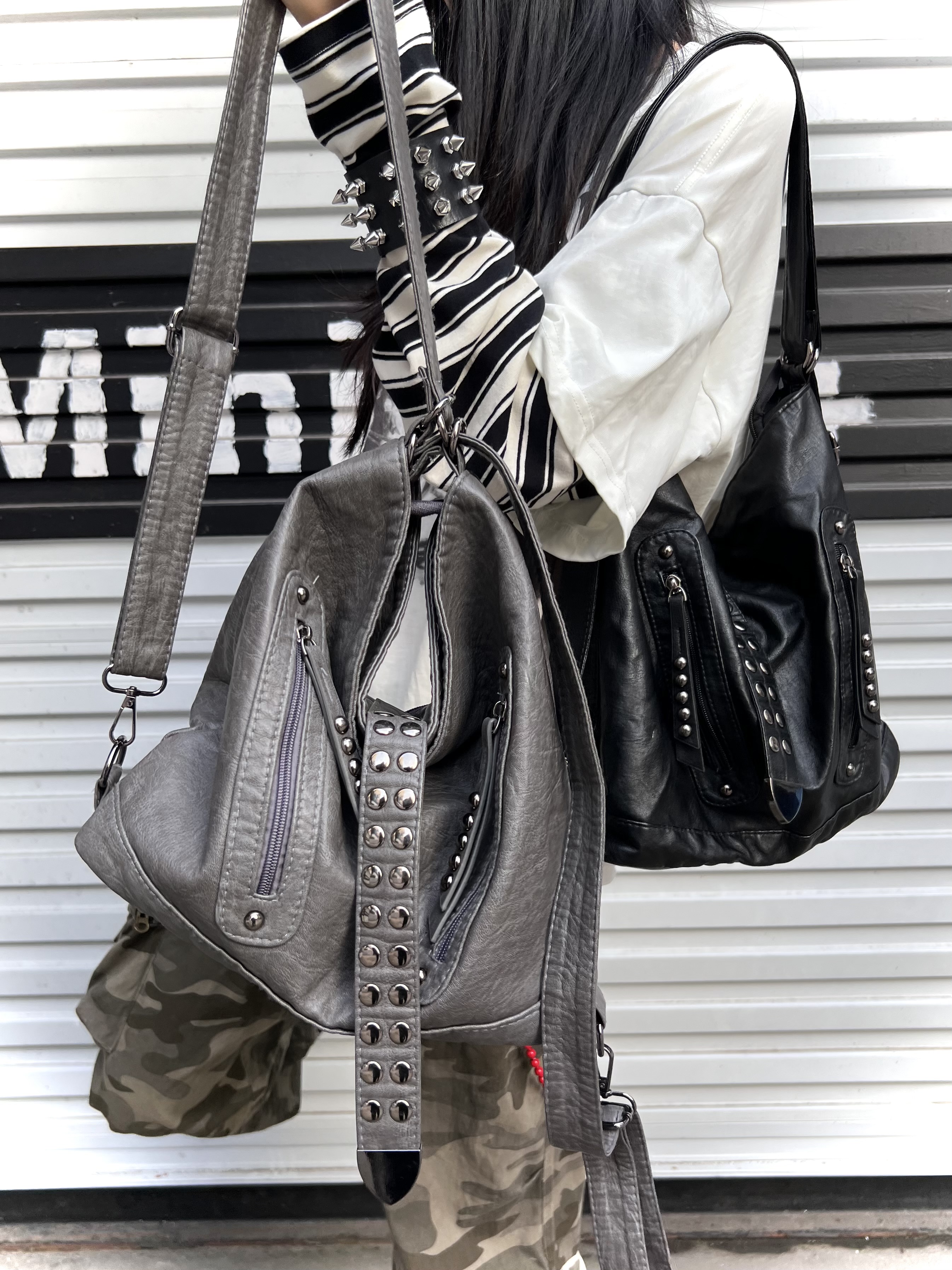 Retro Rivet Spice Girl Handbag – Laptop Accessories Women Bewertung und Preis