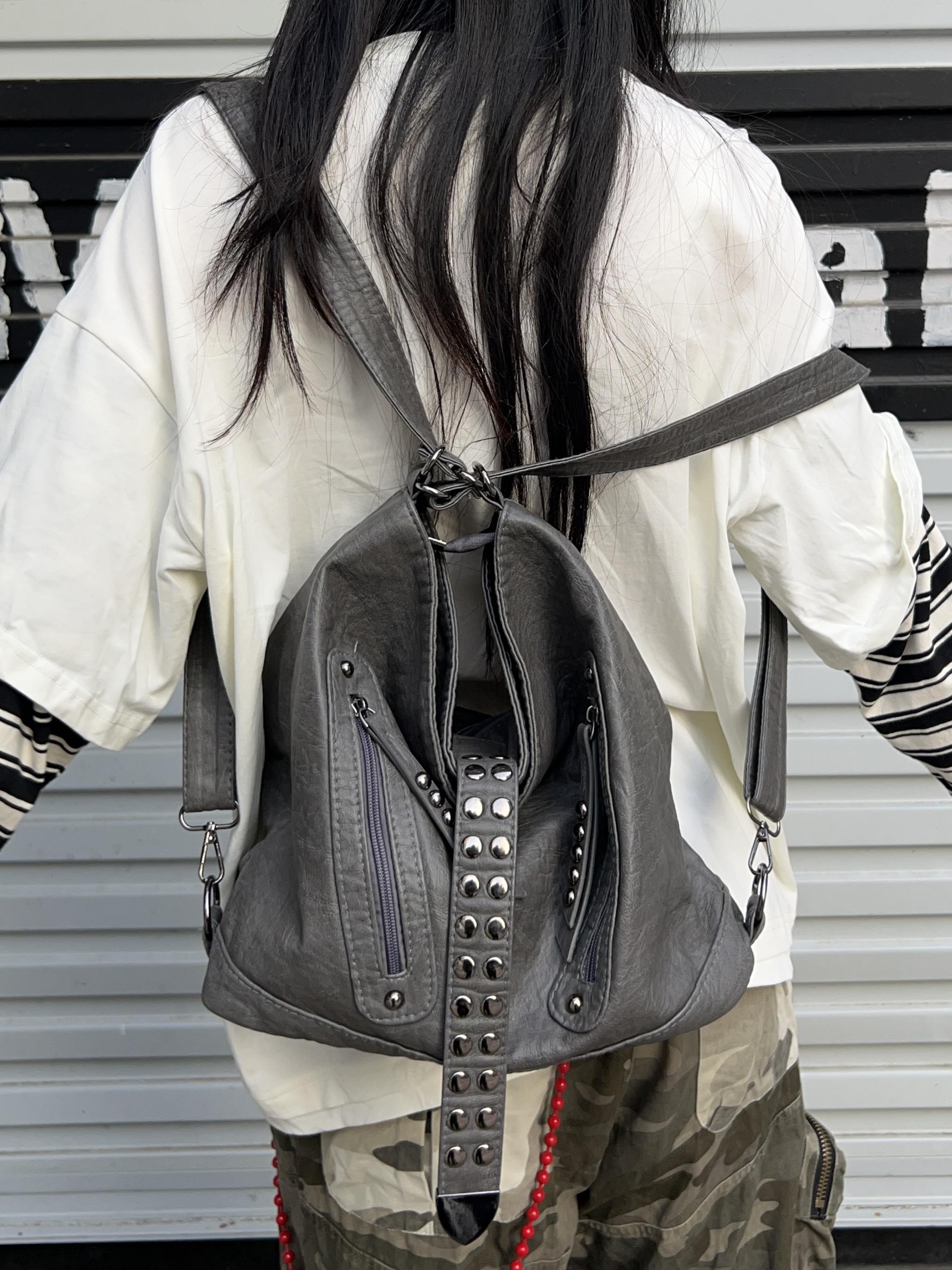 Retro Rivet Spice Girl Handbag – Laptop Accessories Women Bewertung und Preis