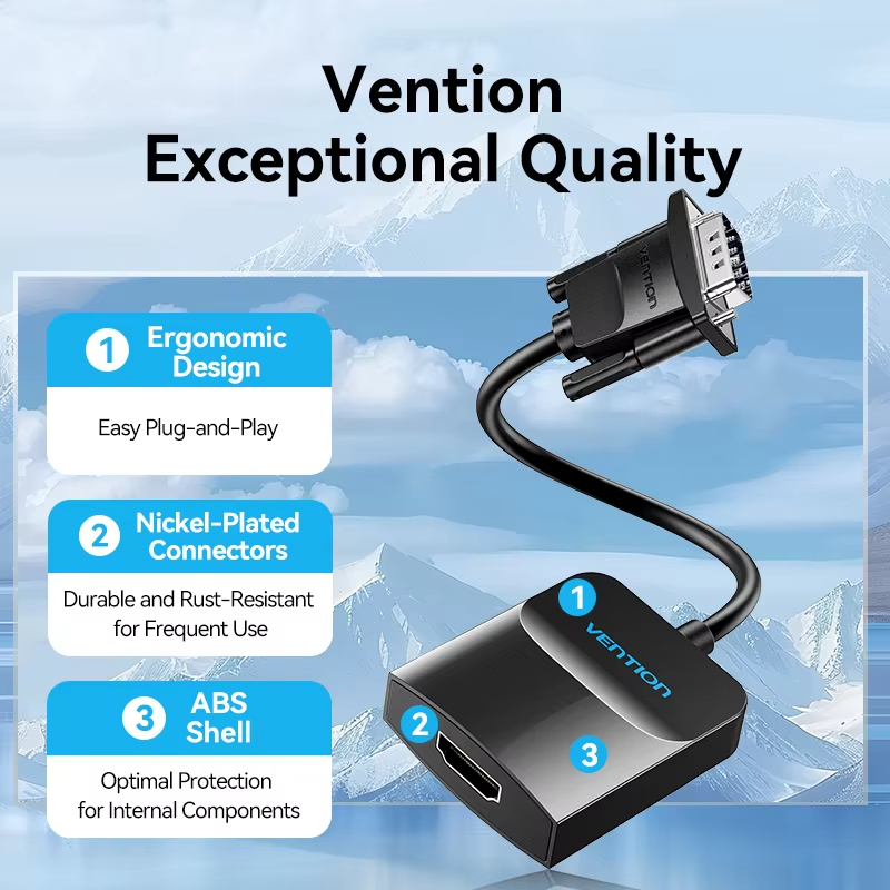 Vention VGA to HDMI adapter Wi – Hdmi Vga Adapter Bewertung und Preis