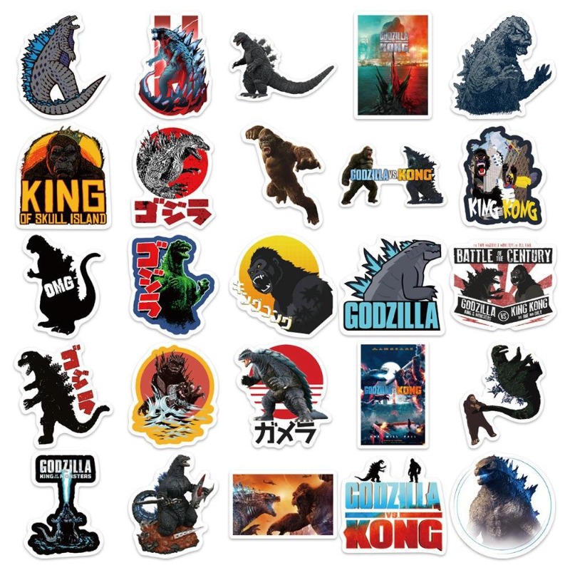 50pcs/set Movies Godzilla Vs.  – Laptop Accessories Aesthetic Bewertung und Preis