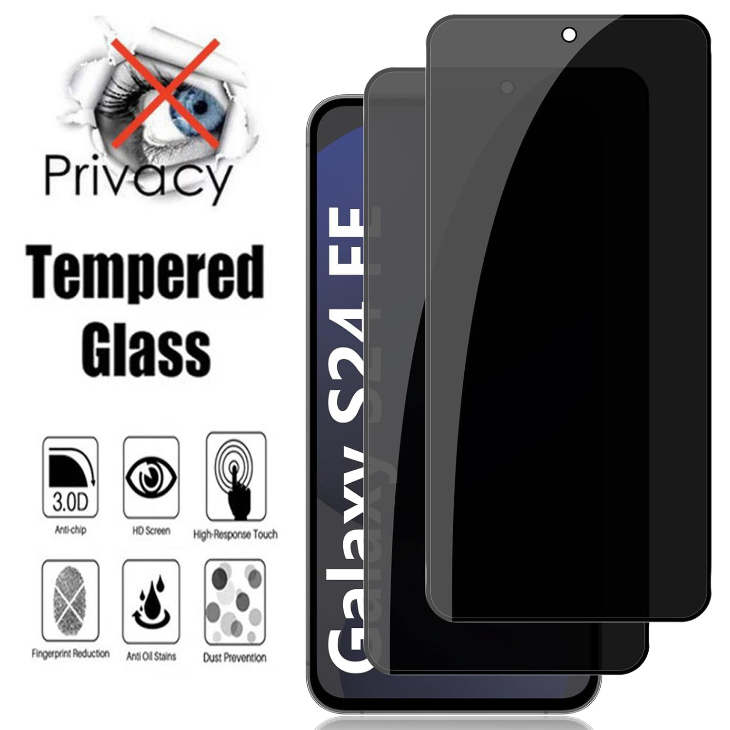 2Pcs Anti-Spy Glass For Samsun – Privacy Screen Filter Bewertung und Preis