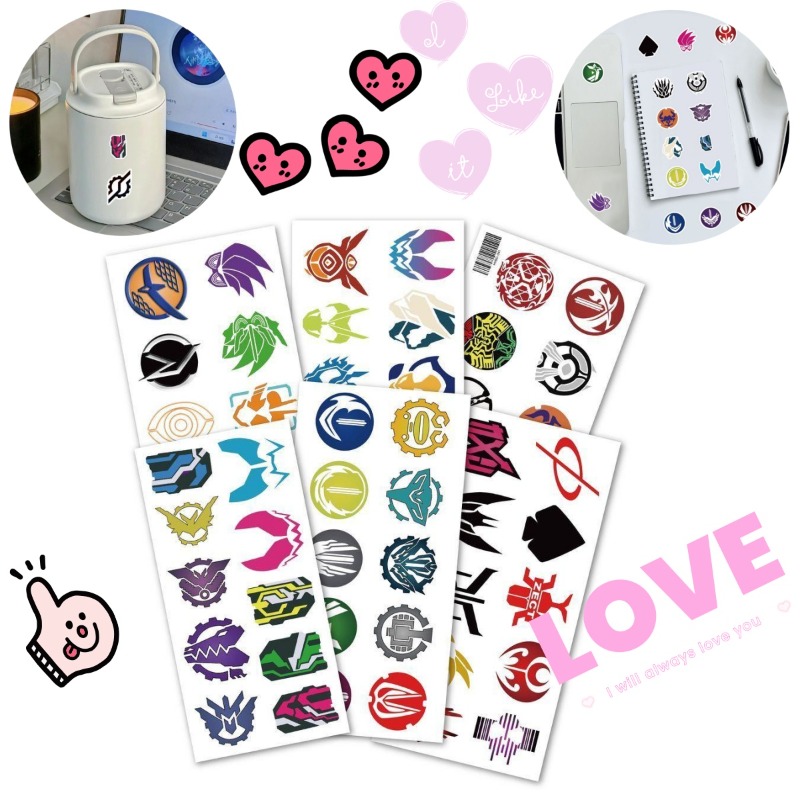 60 Sheets Kamen Rider Logo Sti – Laptop Accessories Aesthetic Bewertung und Preis