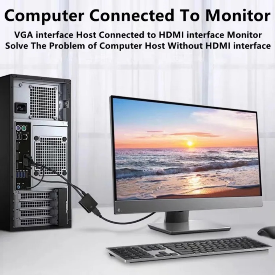 VGA to HDMI Compatible 1080P A – Hdmi Vga Adapter Bewertung und Preis